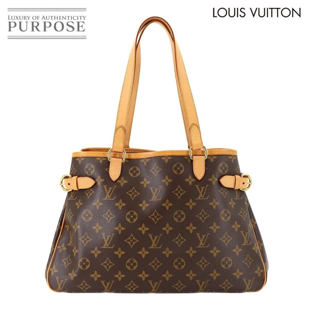 Louis Vuitton Monogram Batignolles Horizontal Tote Bag Brown